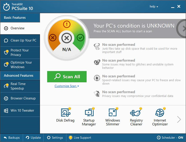 TweakBit PCSuite免费版