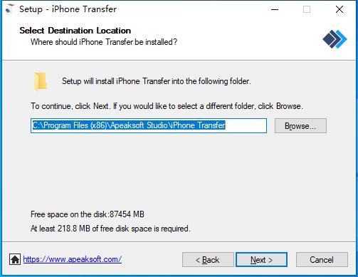 Apeaksoft iPhone Transfer免费版