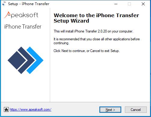 Apeaksoft iPhone Transfer免费版