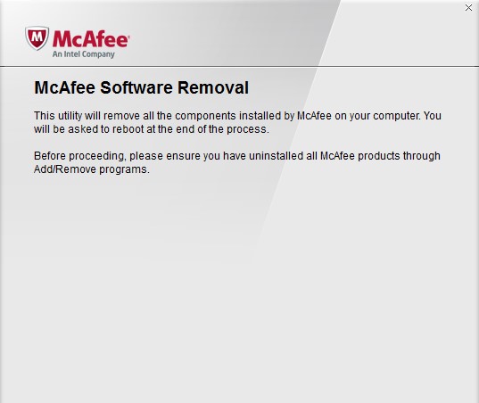 McAfee Removal Tool官方版