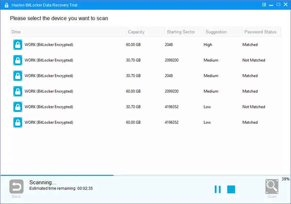 Hasleo BitLocker Data Recovery中文版