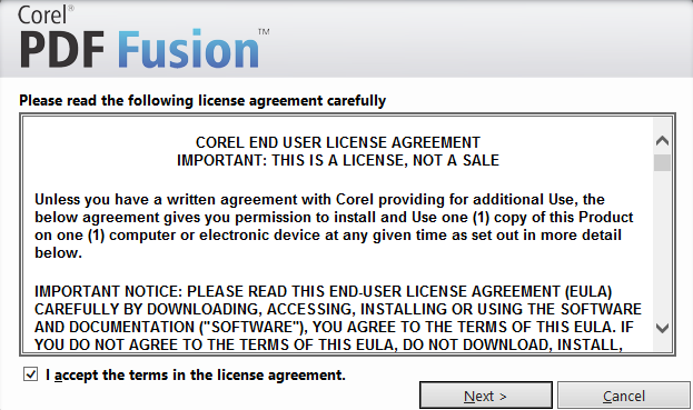 Corel PDF Fusion免费版