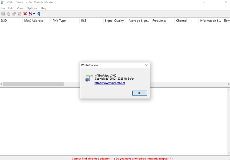 WifiInfoView中文版