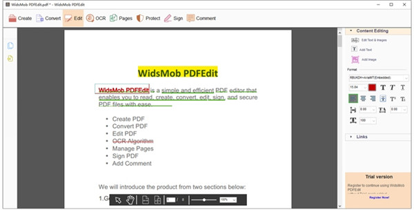 WidsMob PDFEdit官方版