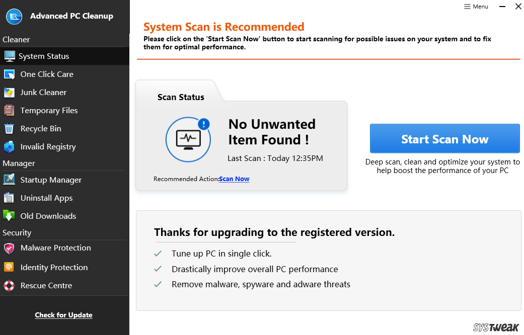 Advanced PC Cleanup免费版